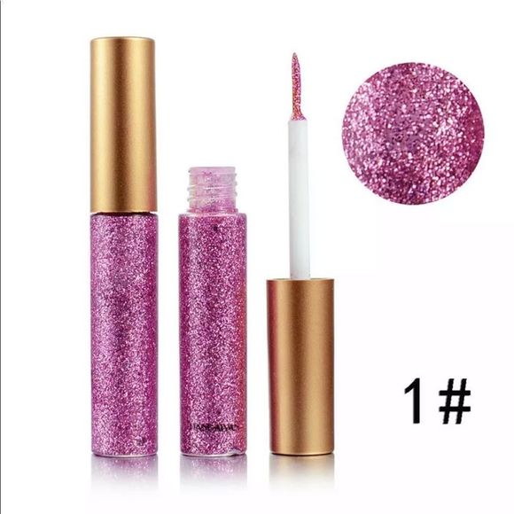 Pink Liquid Glitter Eyeliner in #1 - Picture 1 of 3